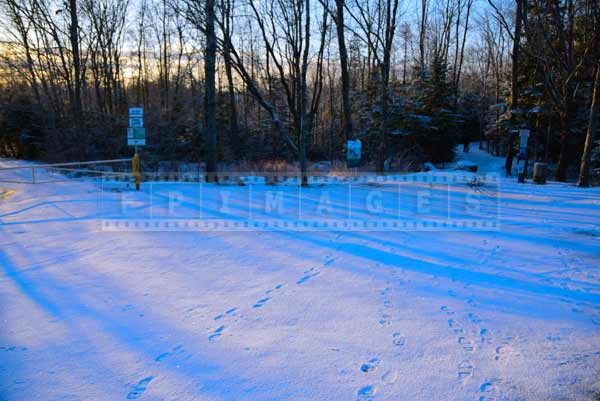 winter hiking trails
